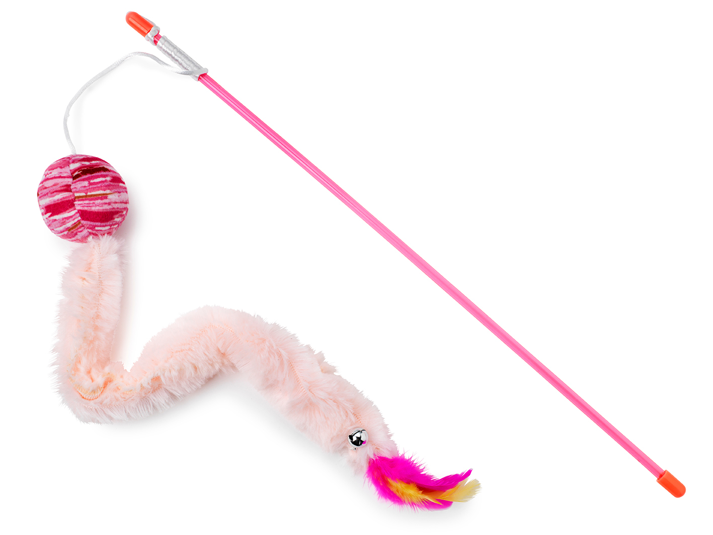 Fuzzy kissan huiska Vaaleanpunainen