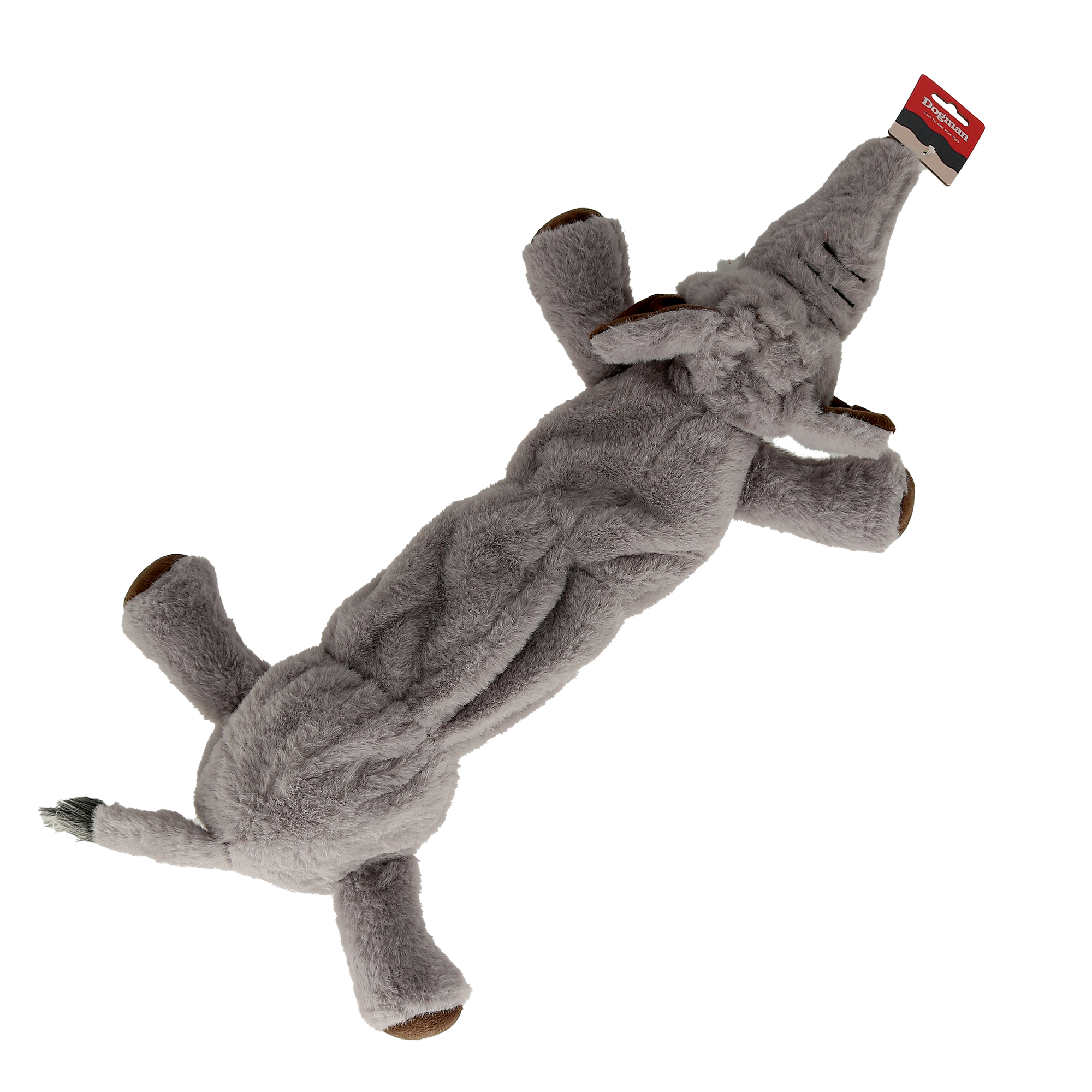 Koiralelu Elefantti Rapiseva 67cm Harmaa