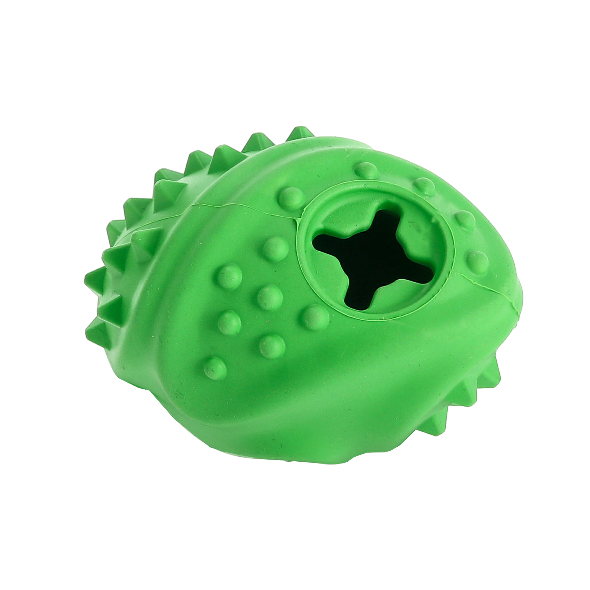 Rough Play Hundleke Gummi IQ Ball Grønn 10cm