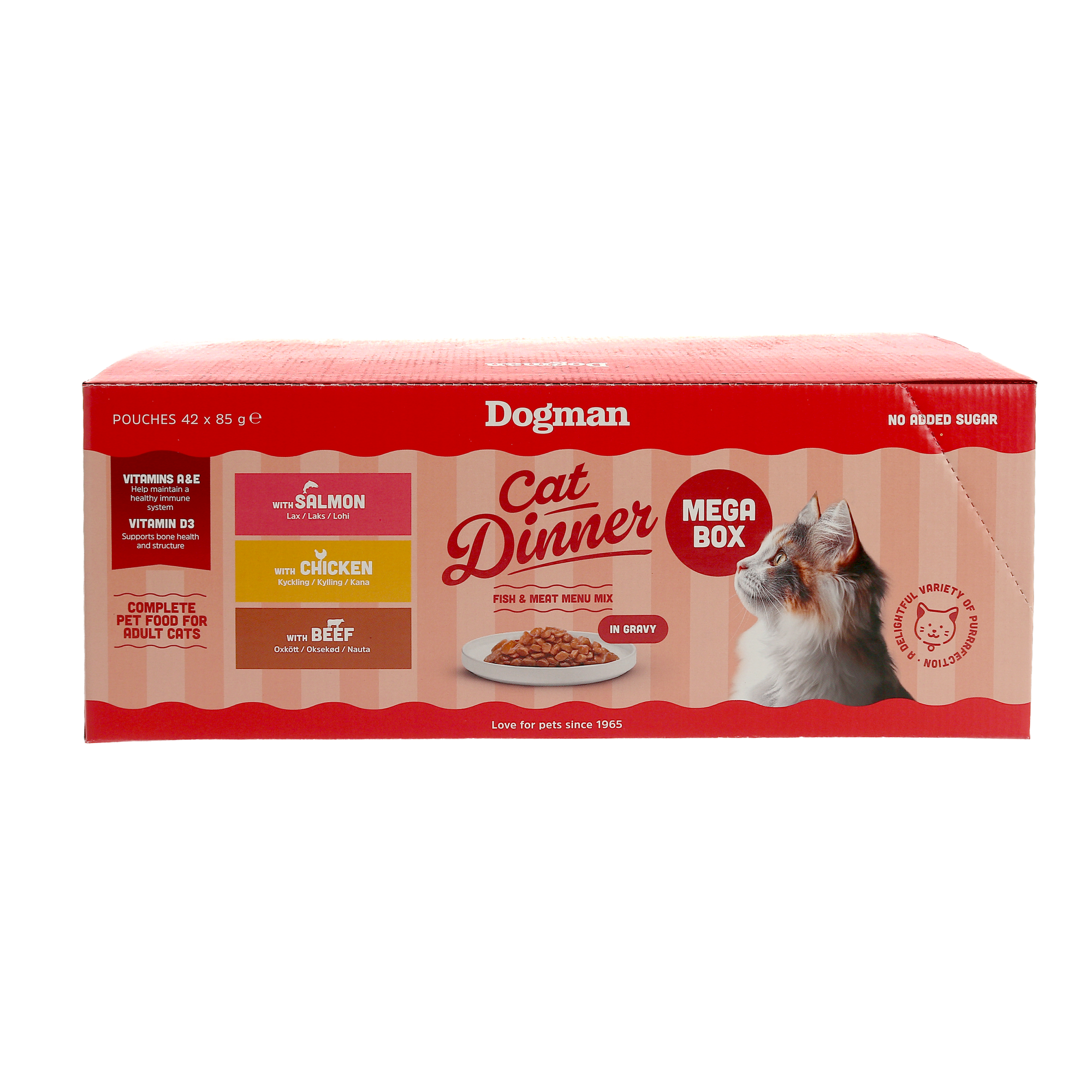 Cat Dinner Mega Box Gravy Våtfor til katt 42x85g