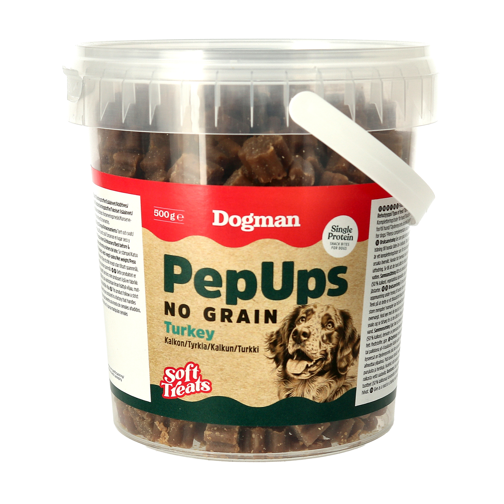 Pep Ups viljaton koiranherkku kalkkuna 500g