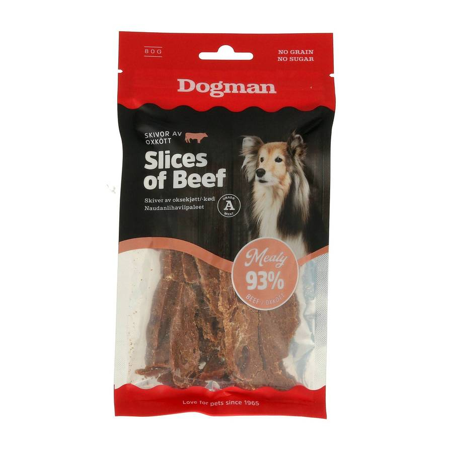 Meaty koiranherkku naudanviipaleet