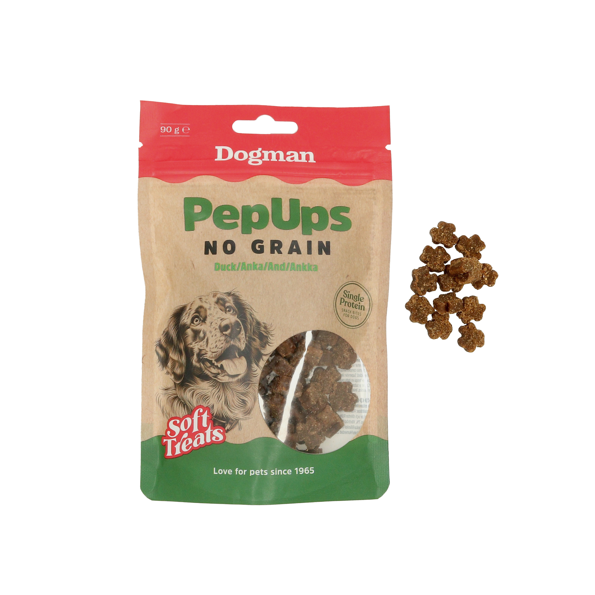 Pep Ups Viljaton koiranherkku ankka 90g