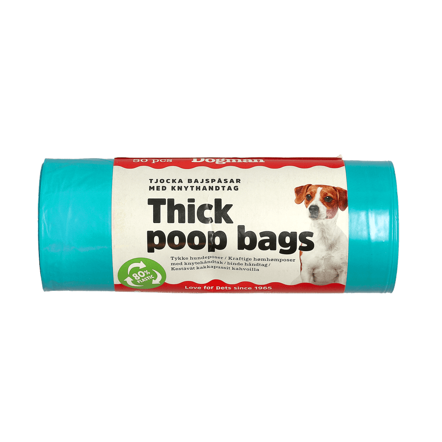 Kakkapussit kahvalla 50kpl Turkoosi