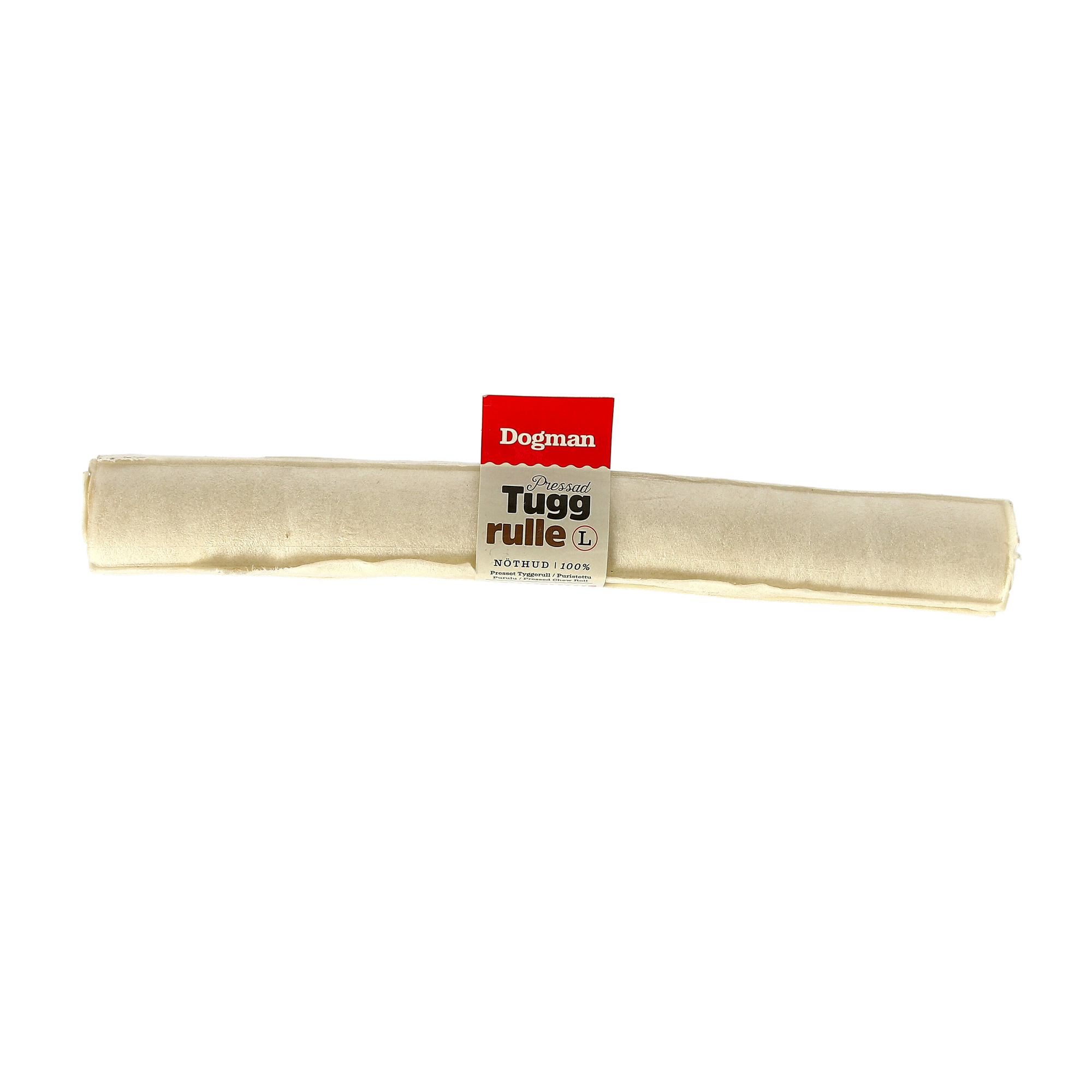 Tyggestang Presset Grov Hvit 25cm