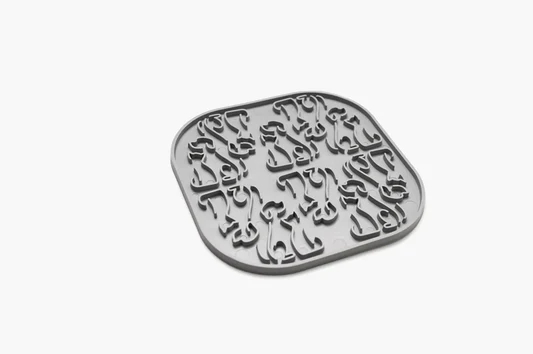 Lollipopp Slickmatta Ljusgrå 19cm