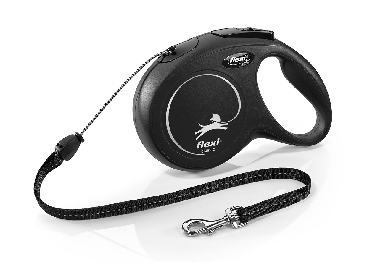 New Classic Cord Flexi-talutin Musta