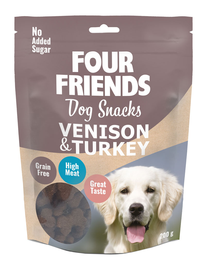 Dog Snacks Venison & Turkey koiranherkku 200g