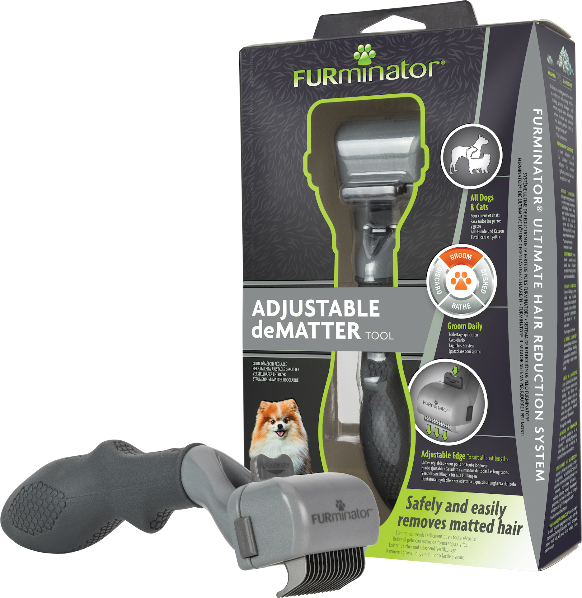 Adjustable Dematting Tool flokeløser