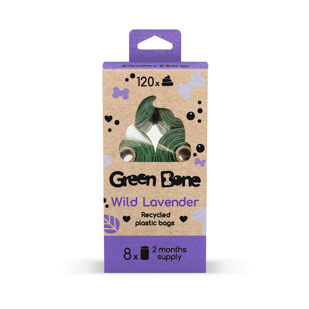 Täyttöpakkaus Wild Lavender 8 rullaa/120 pussia