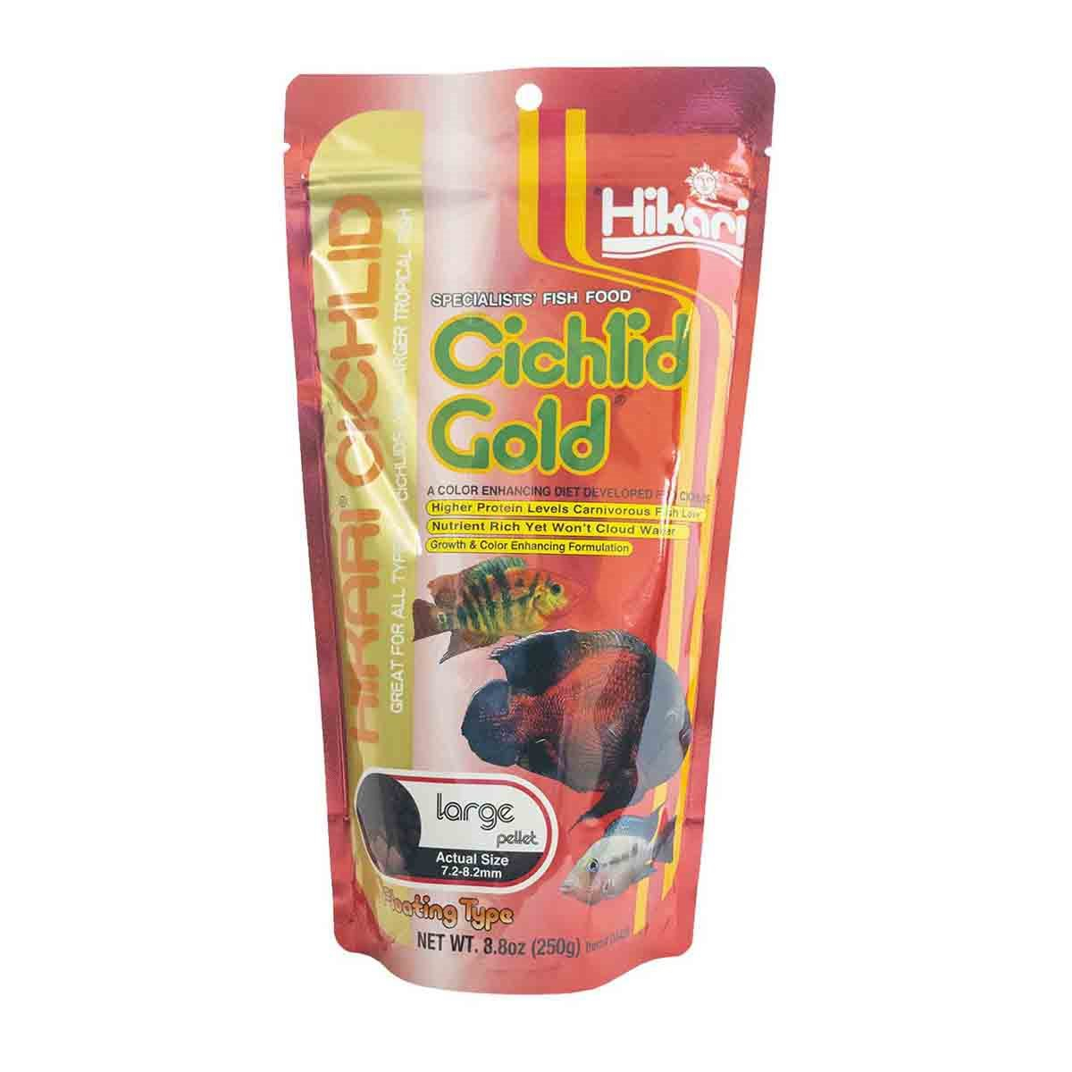 Ciklid Gold Färg Large 250g
