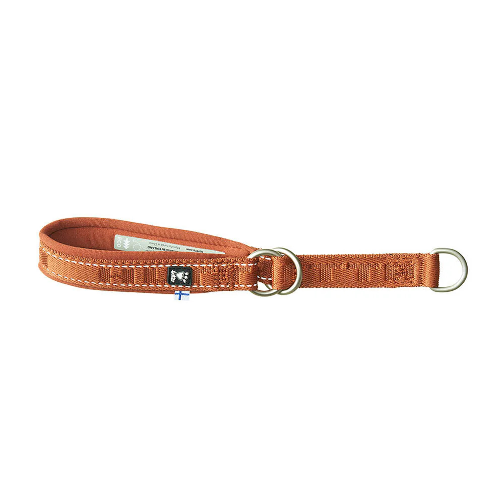 Casual Half Choke Collar Eco Brun