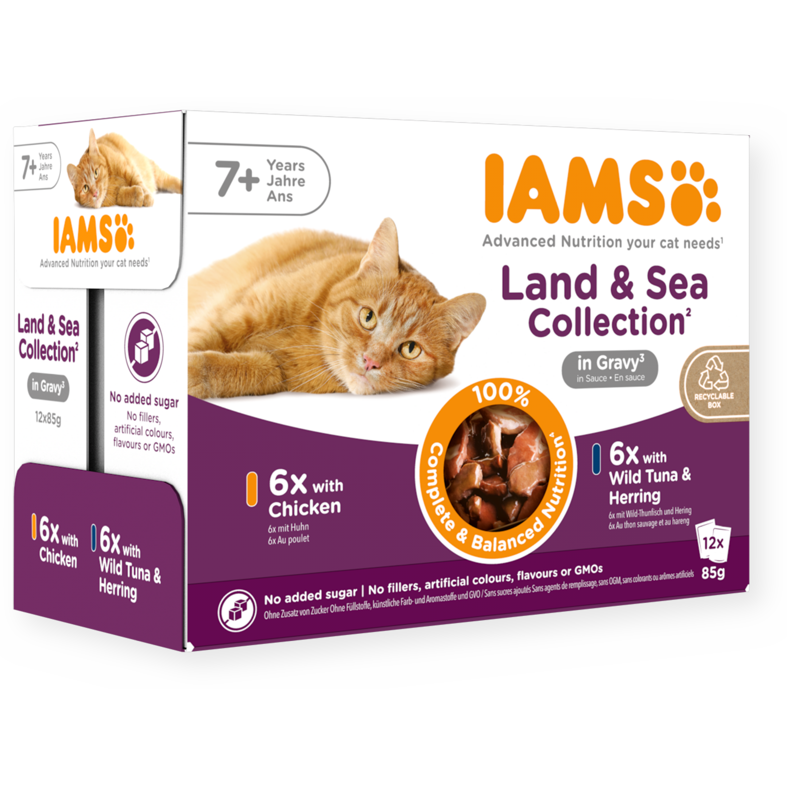 Delights Gravy Land&Sea Collection Senior7+ 12x85g