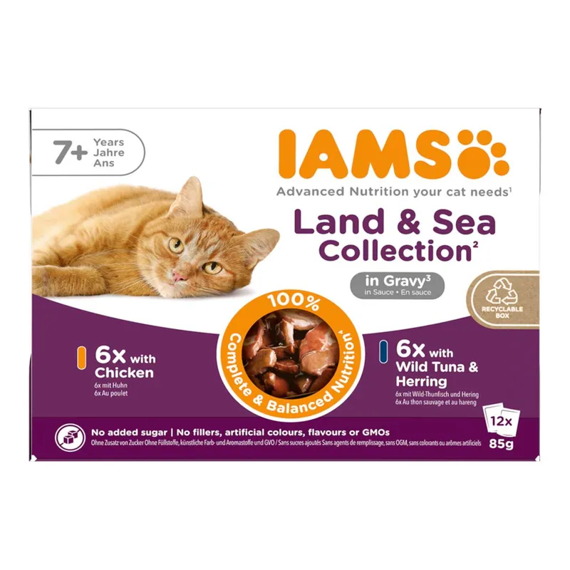 Delights Gravy Land&Sea Collection Senior7+ 12x85g