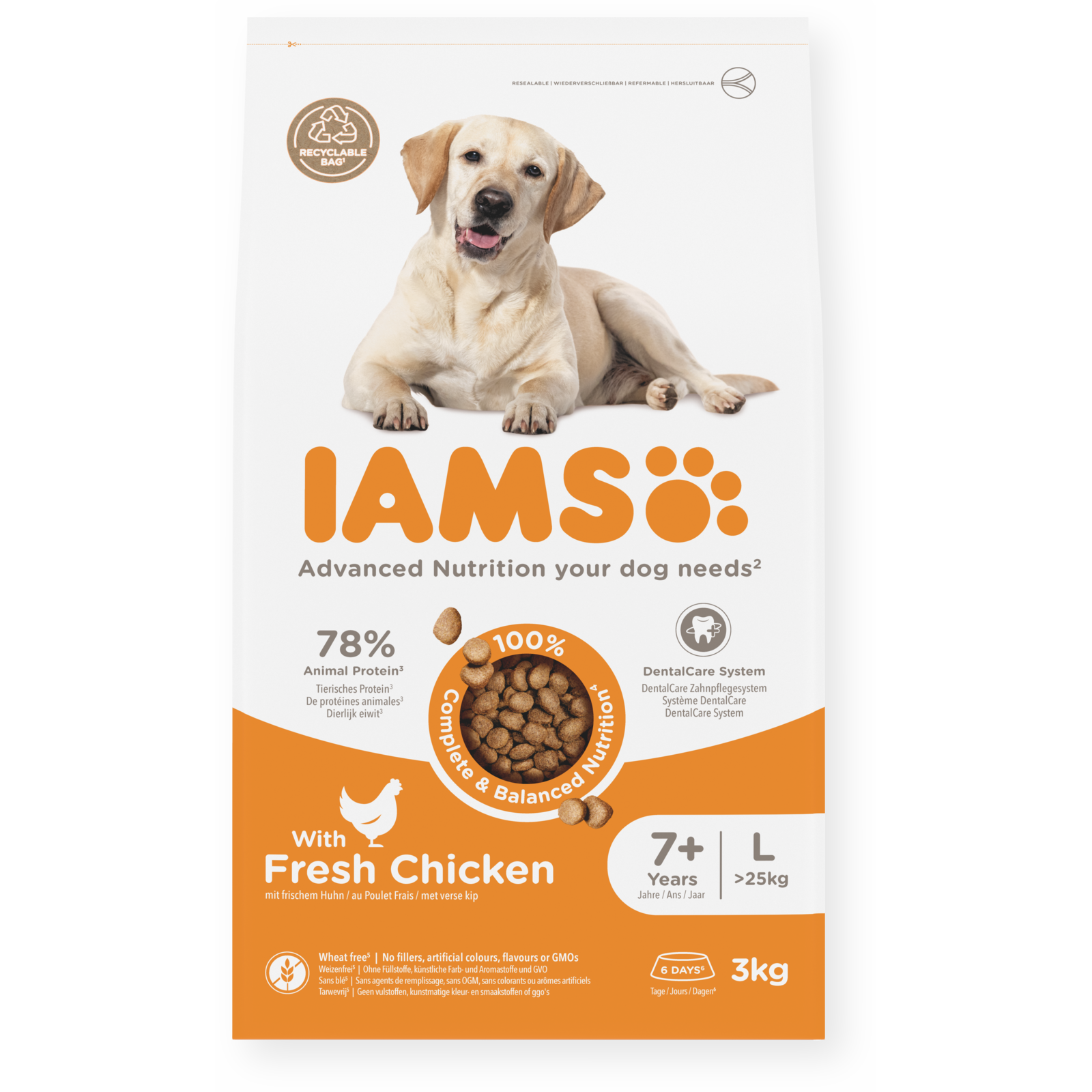 Dog Senior Large Breed Fresh Chicken 12kg