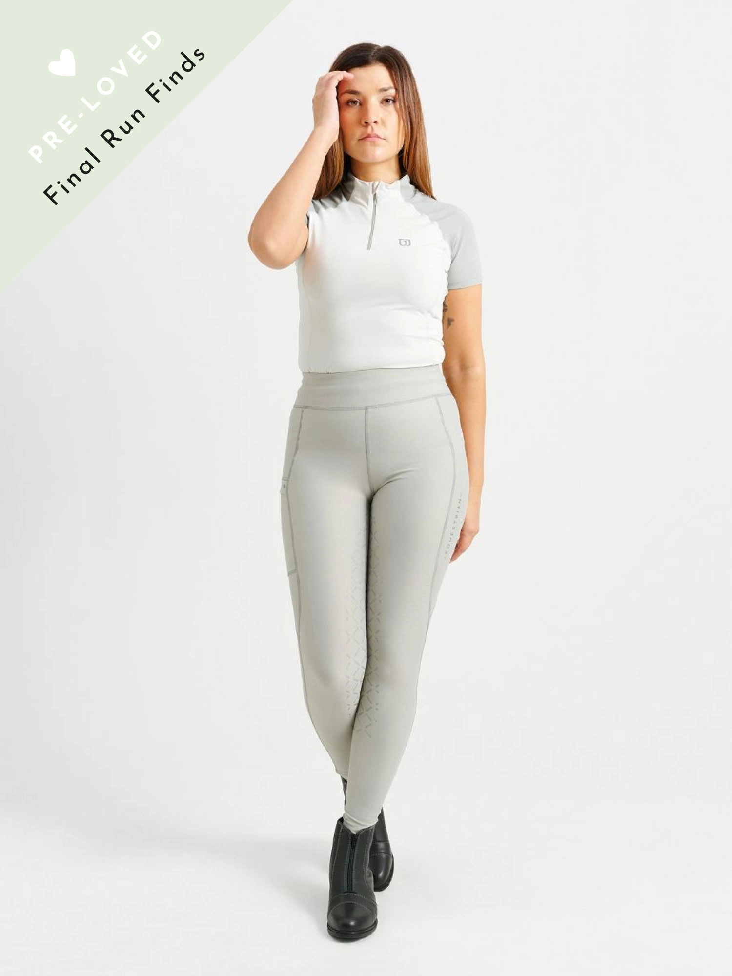 Astrid Rideleggings Grå