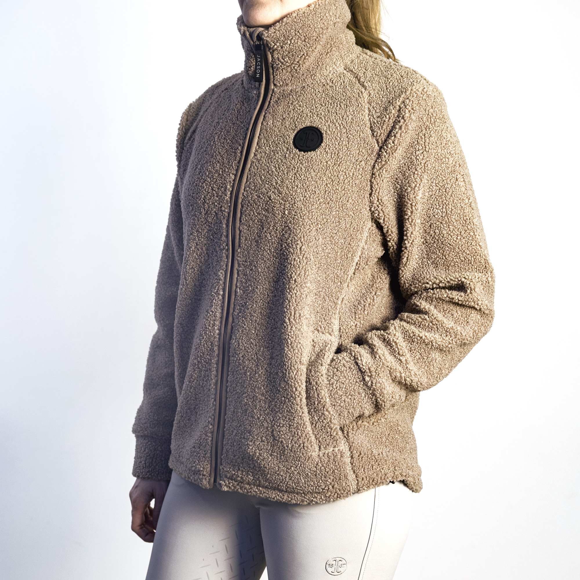 Elsa Teddyjakke Nougat