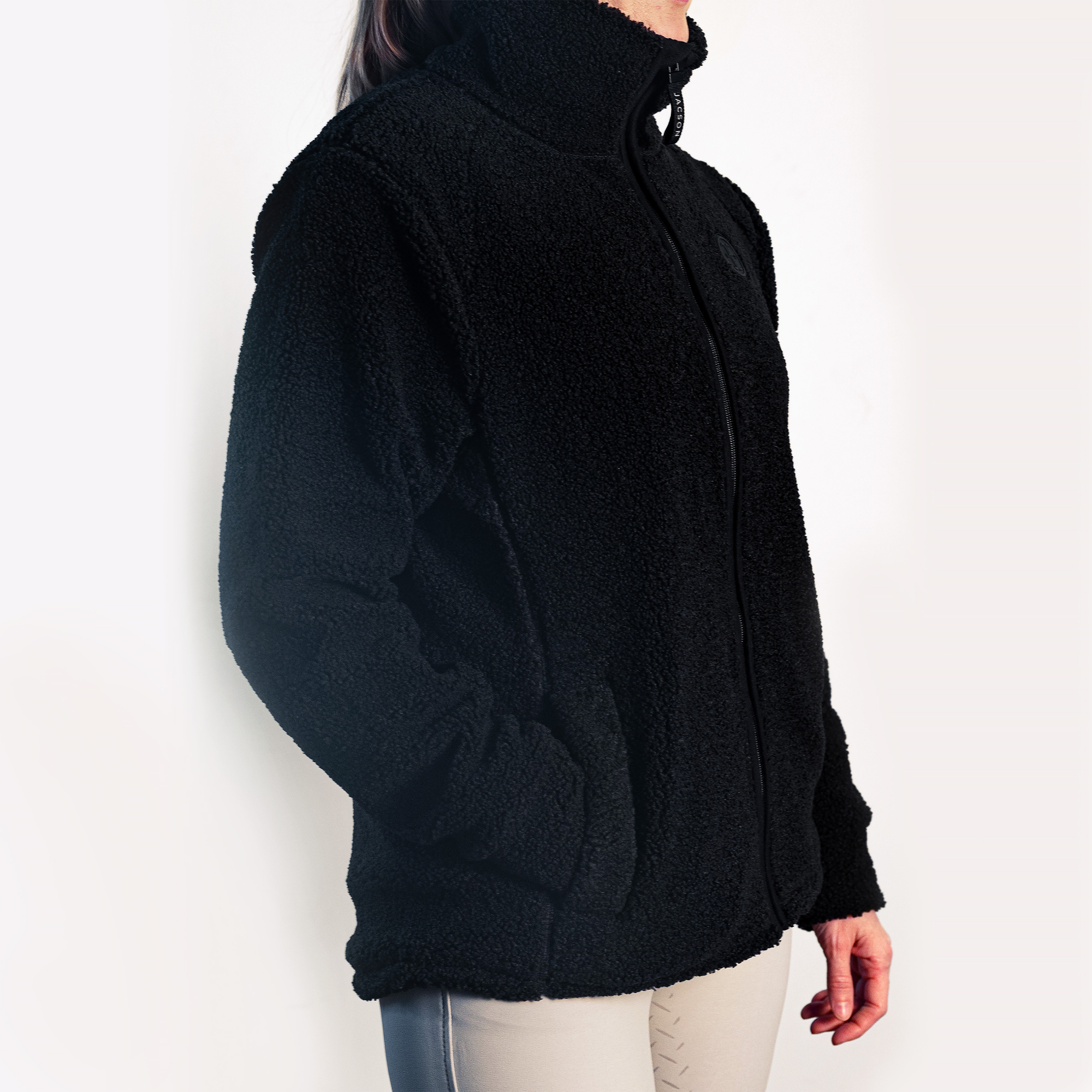 Elsa Teddyjakke Svart