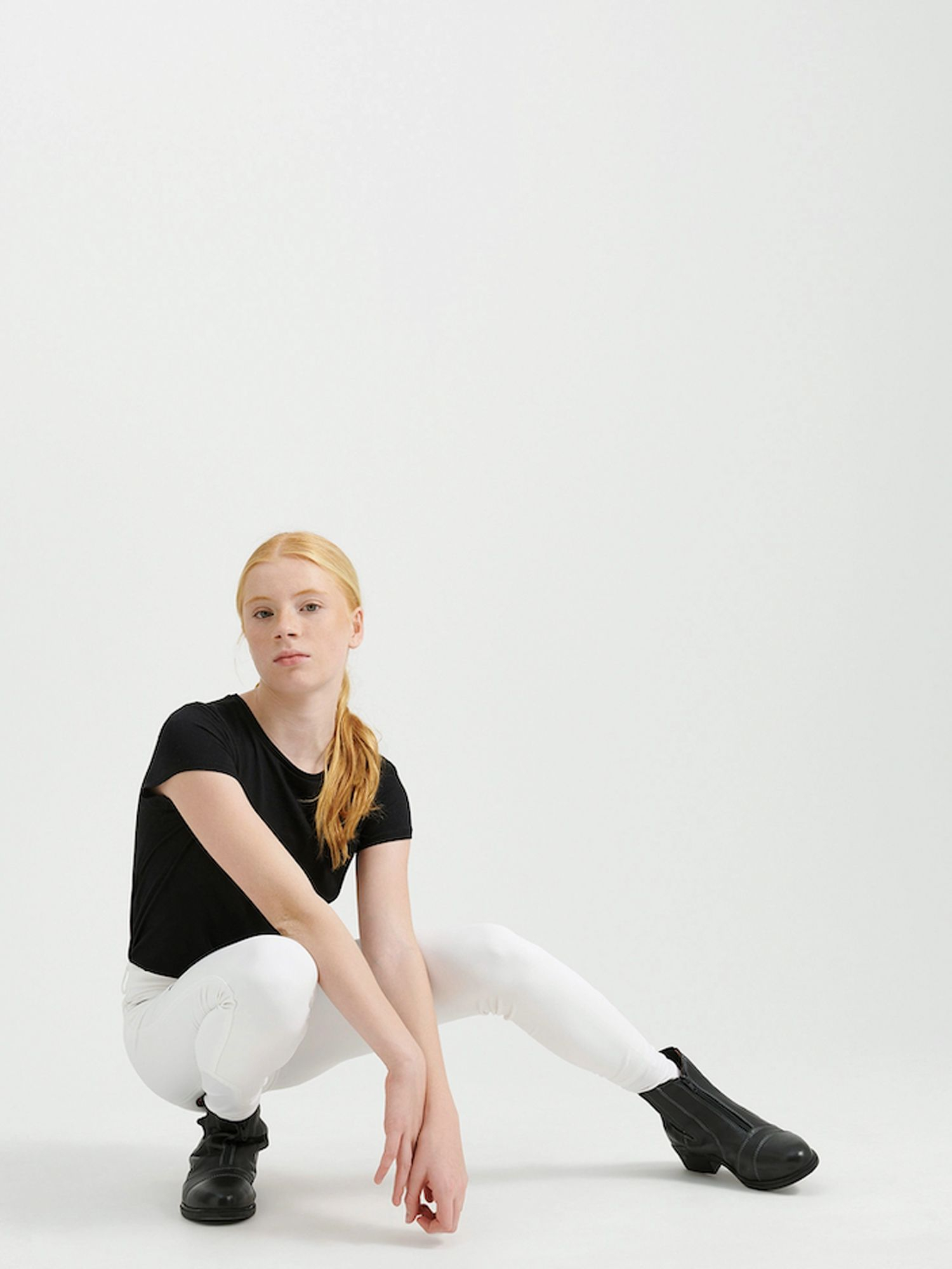 Hedvig Junior ratsastushousut kokopaikat Valkoinen