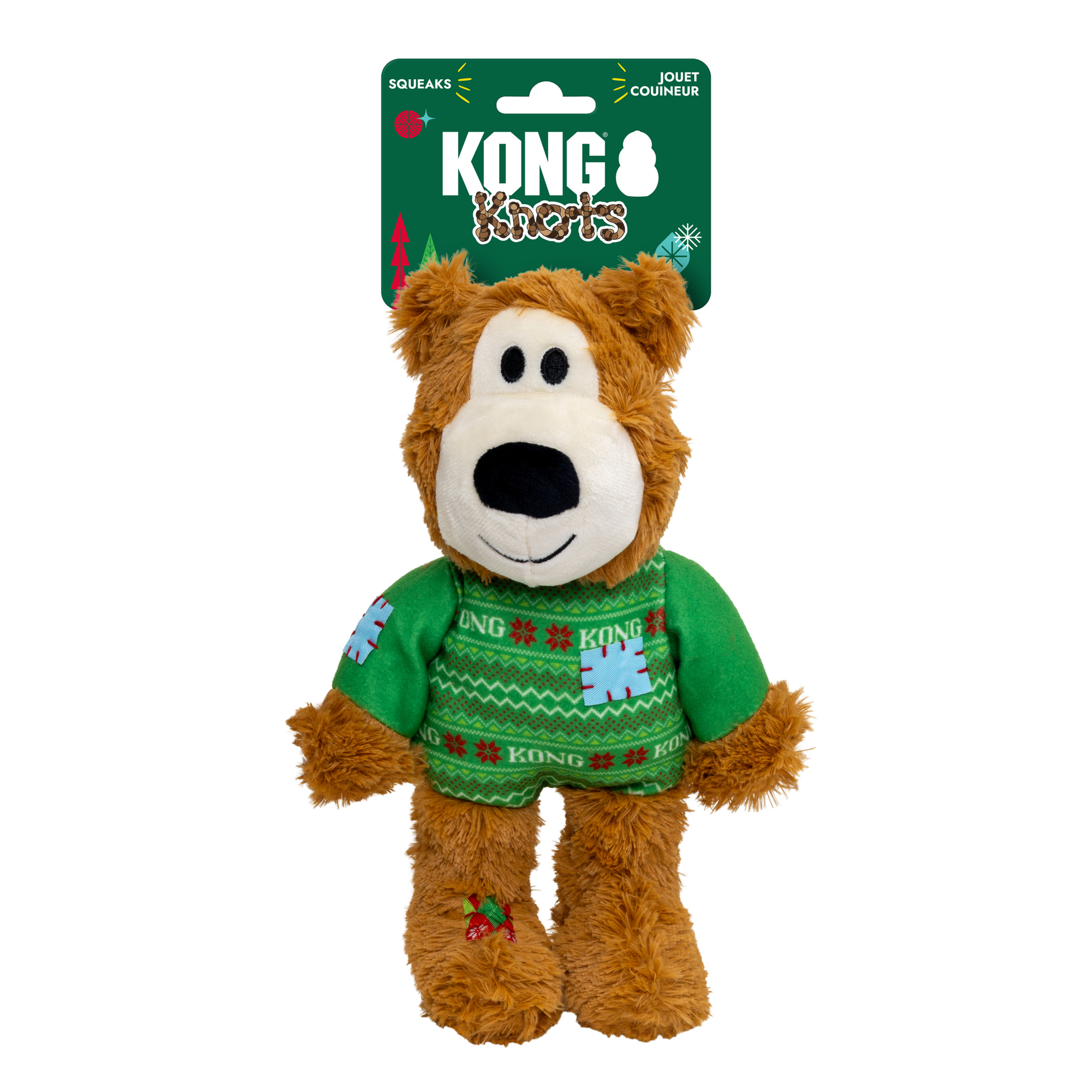 Holiday Wild Knots Sweater Bear Leke Grønn M/L