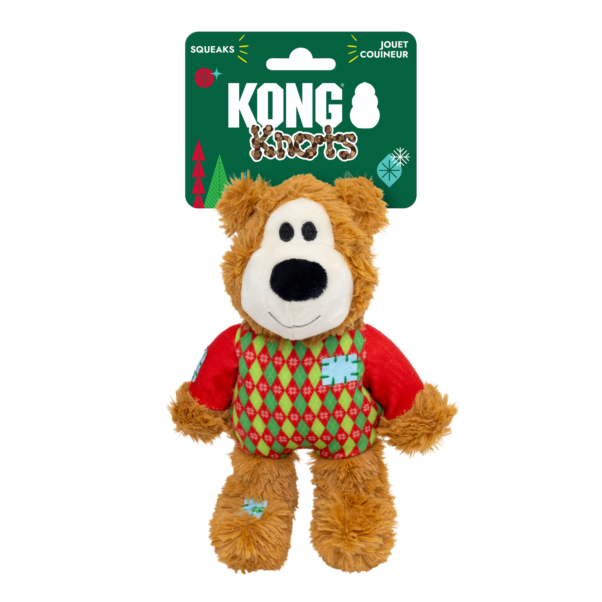 Holiday Wild Knots Sweater Bear Leke Rød S/M