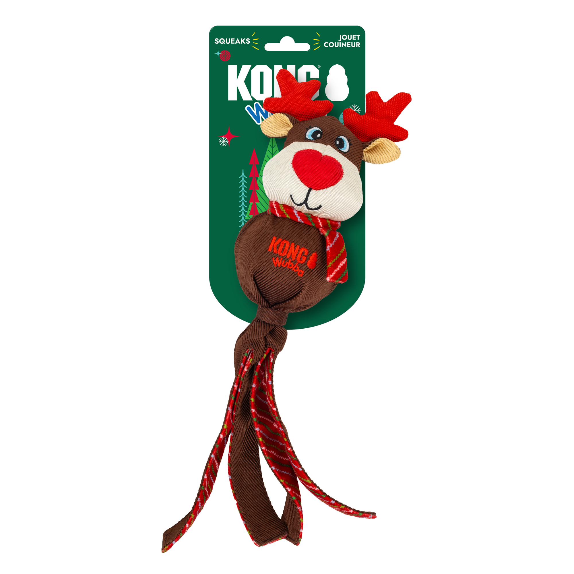 Leke Holiday Wubba® RS Hundeleke Flerfarget L
