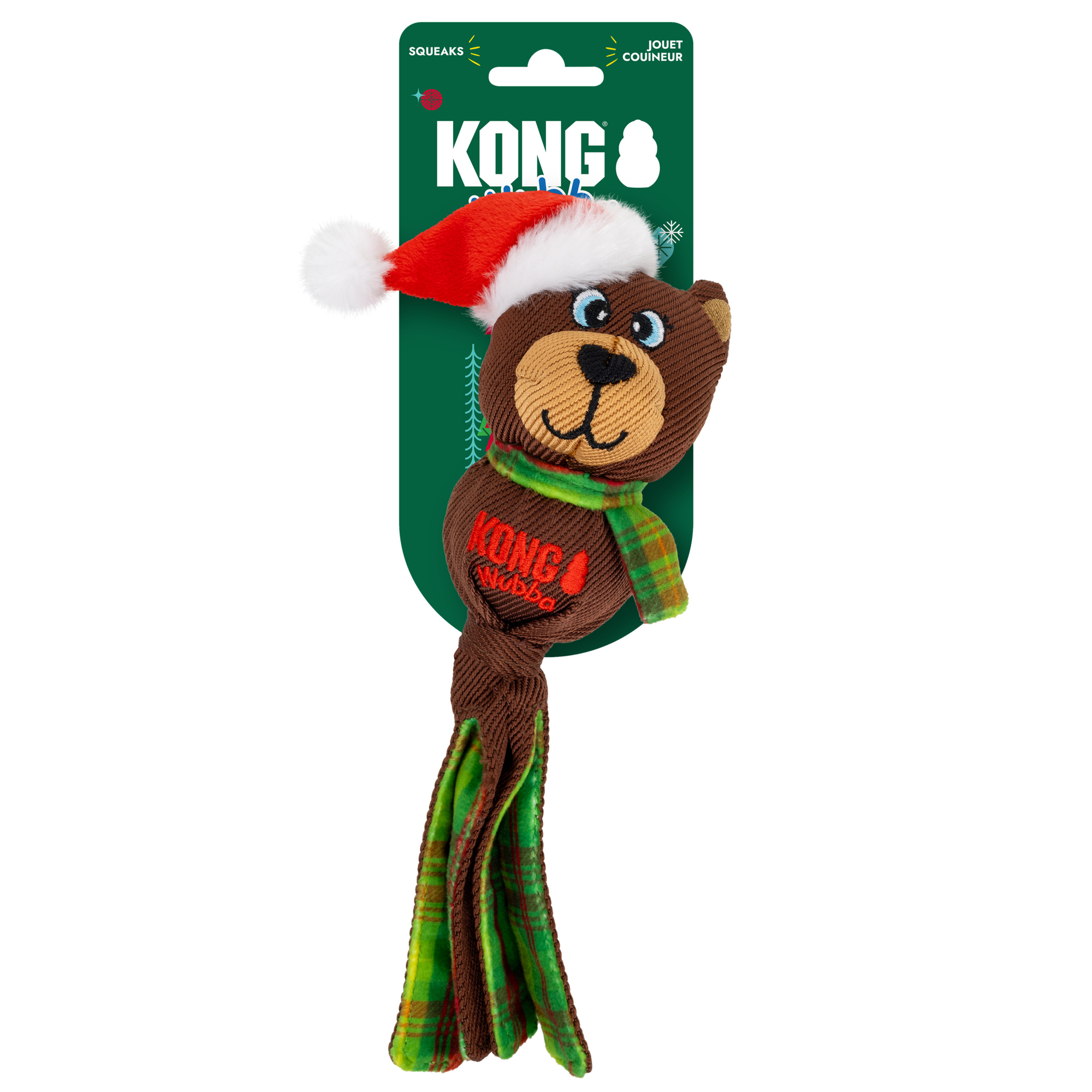 Leke Holiday Wubba® RB Hundeleke Flerfarget S
