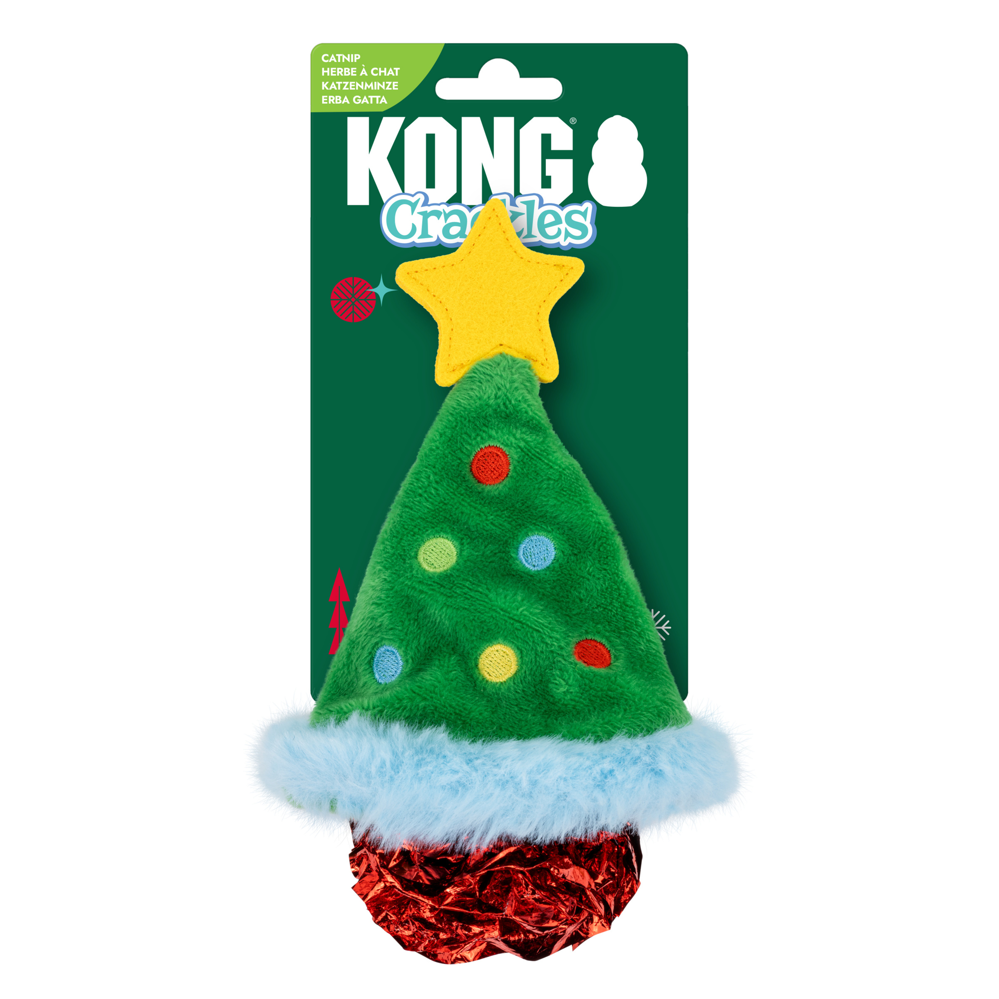 Holiday Crackles Christmas Tree Katteleke Grønn