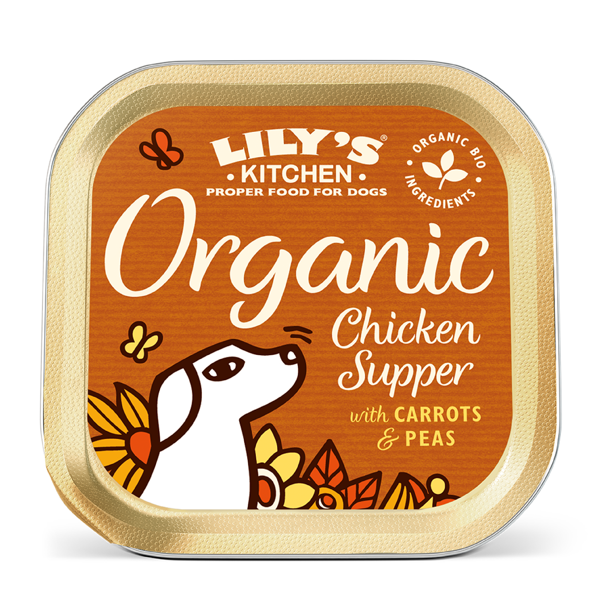 Organic Chicken Supper Våtfoder för hund 150g
