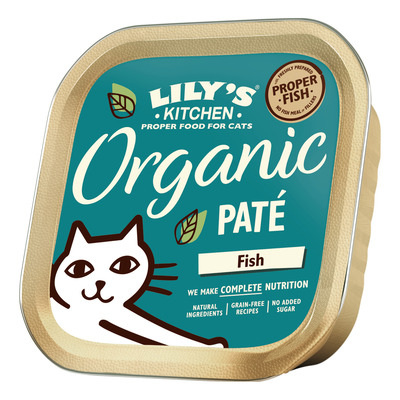 Organic Fish Paté Märkä kissanruoka 85g