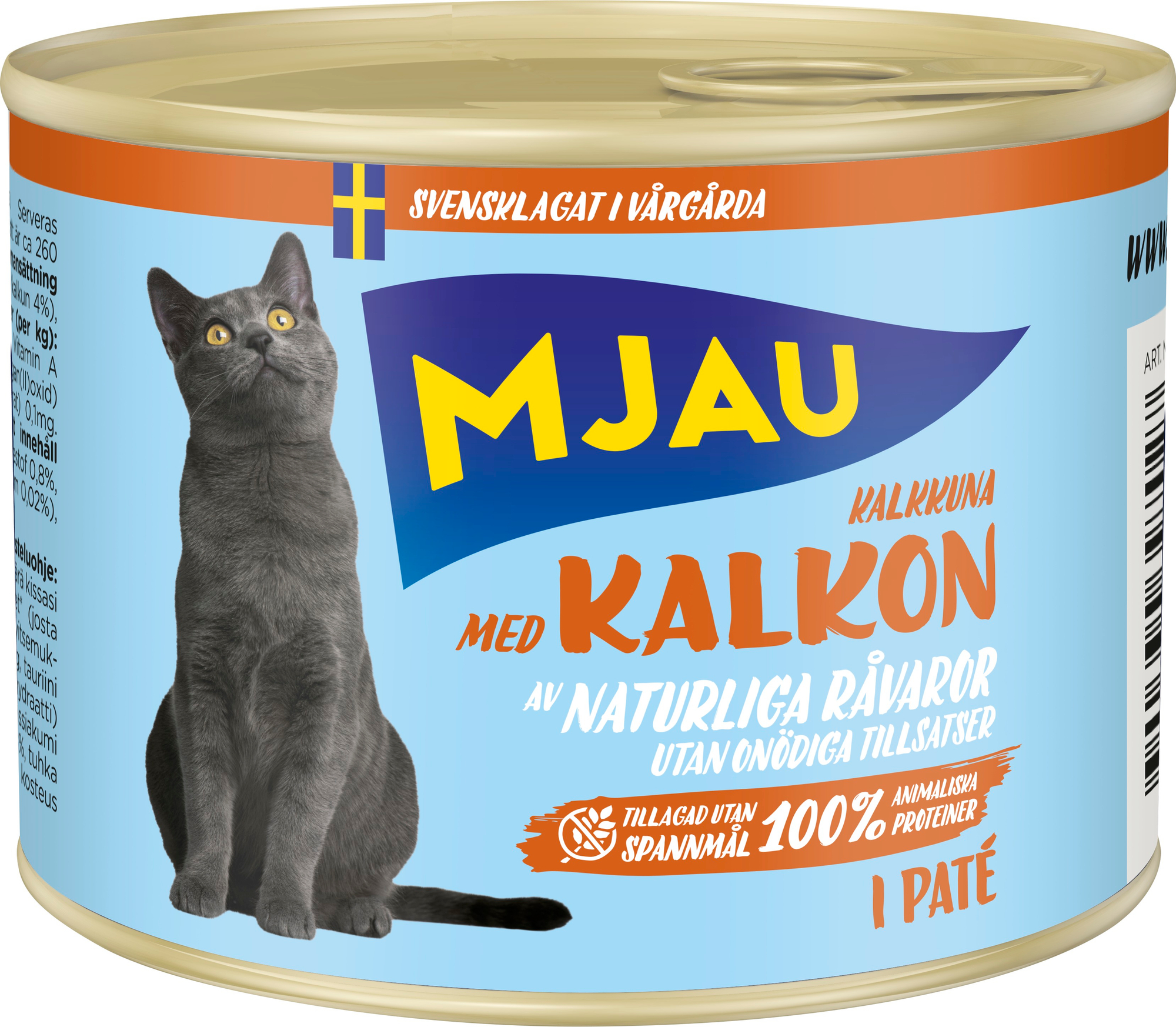 Paté Våtfôr med Kalkun 635g