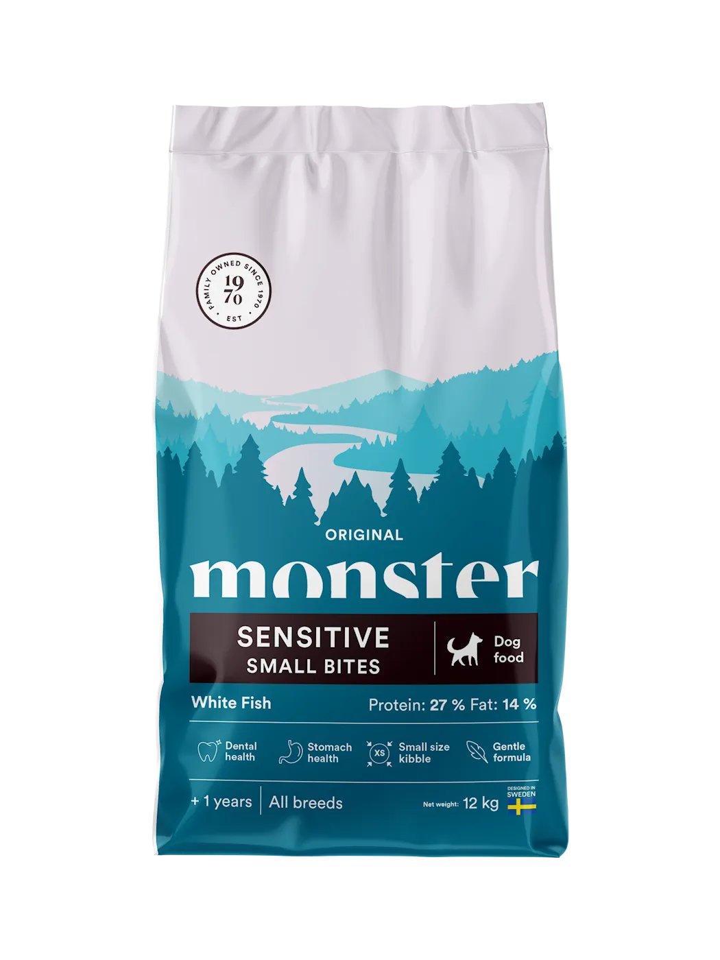 Dog Original Sensitive White Fish Small Bites Kuivaruoka koiralle