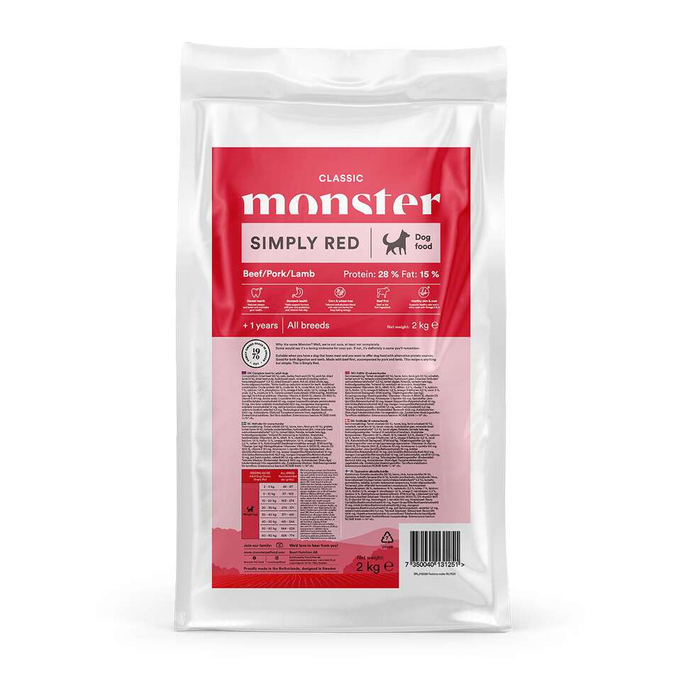 Dog Classic Simply Red Hundfôr