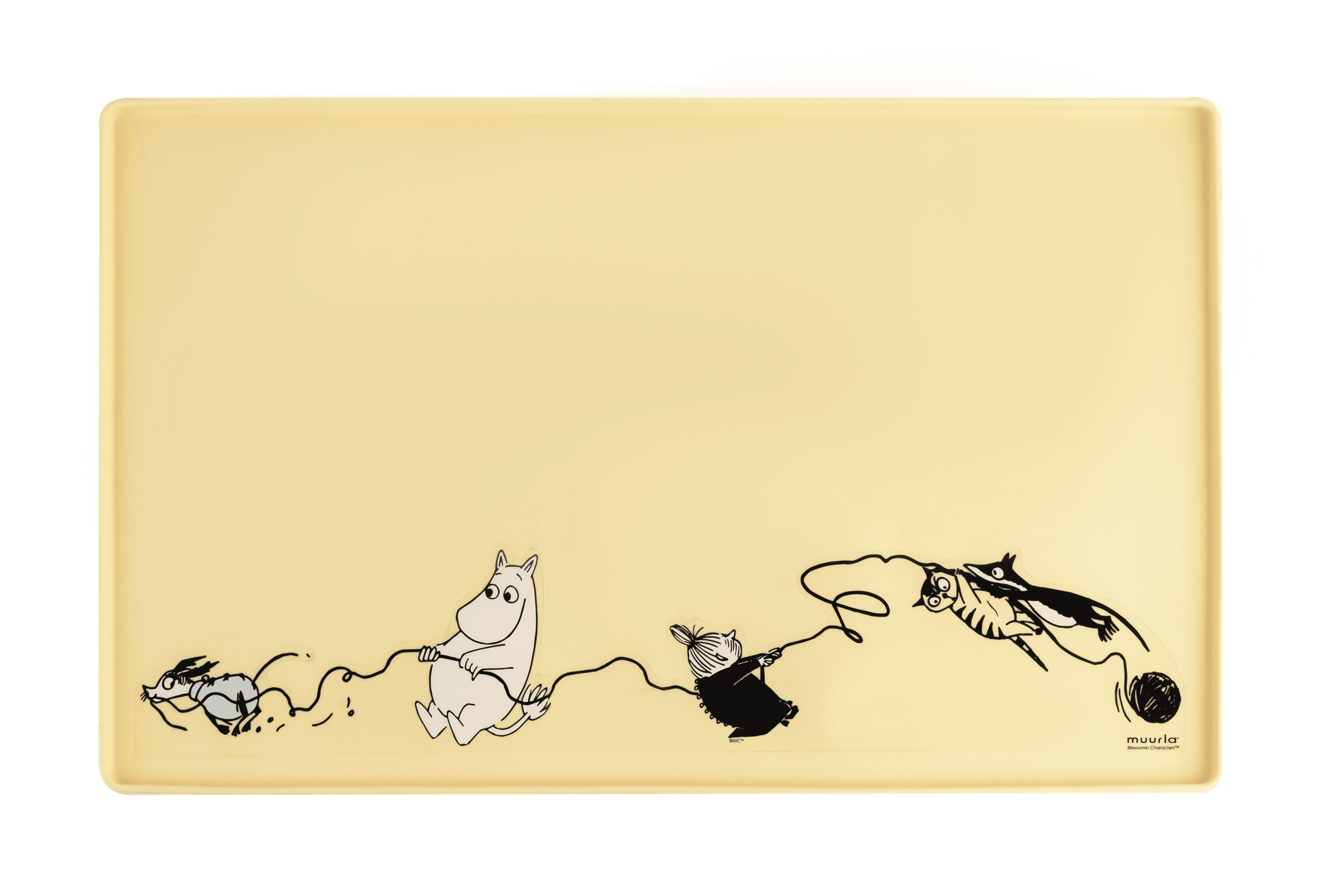 Ruokakupin alusta Keltainen 48x30cm