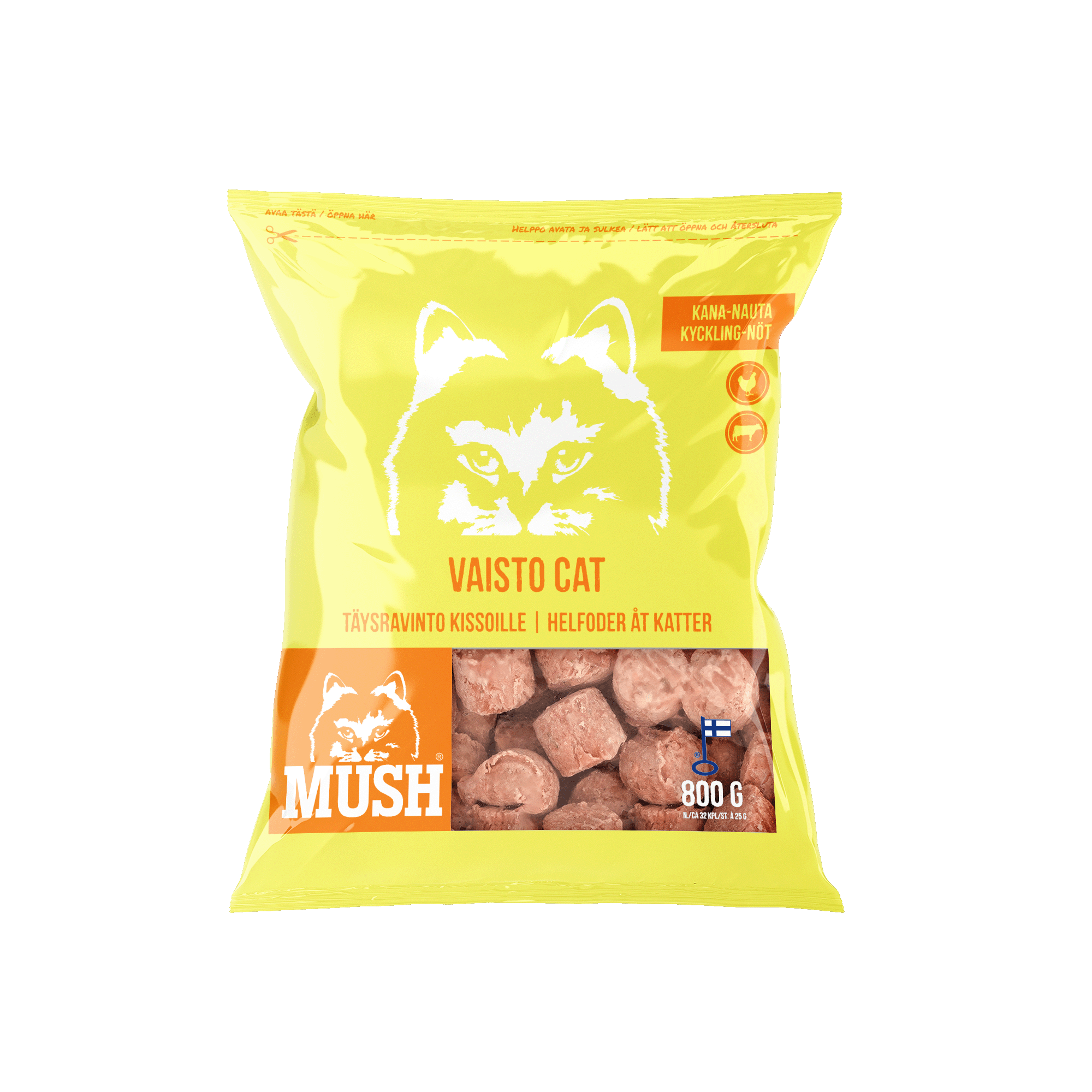 Vaisto Cat Kana-Naudanliha