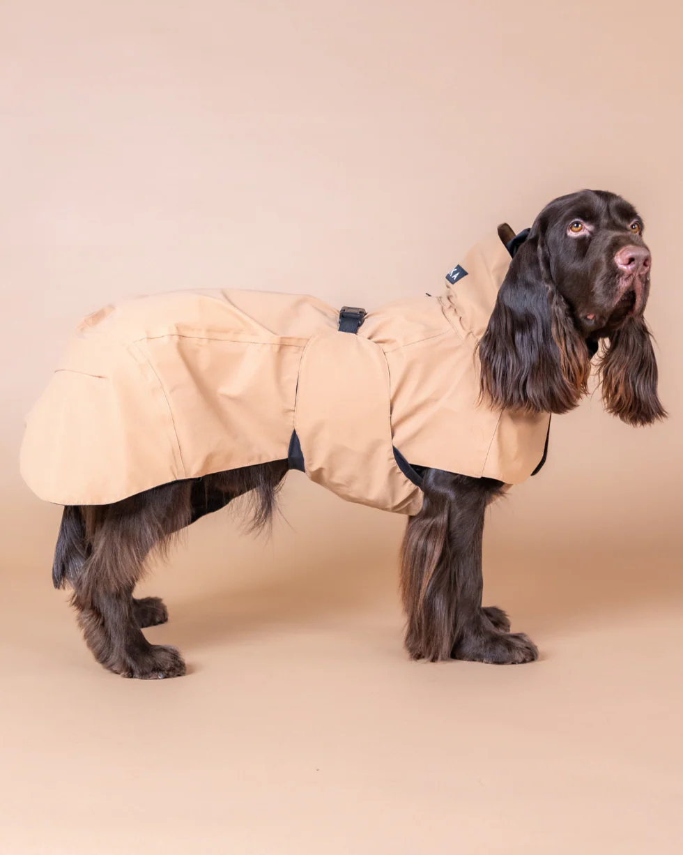 Visibility Raincoat Sadesuoja Taupe