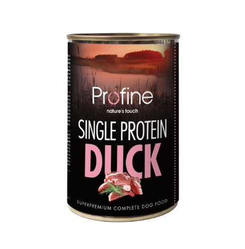 Dog Single Protein Duck våtfôr til hund 400g