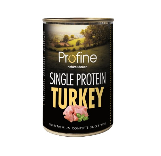 Dog Single Protein Turkey våtfôr til hund 400g