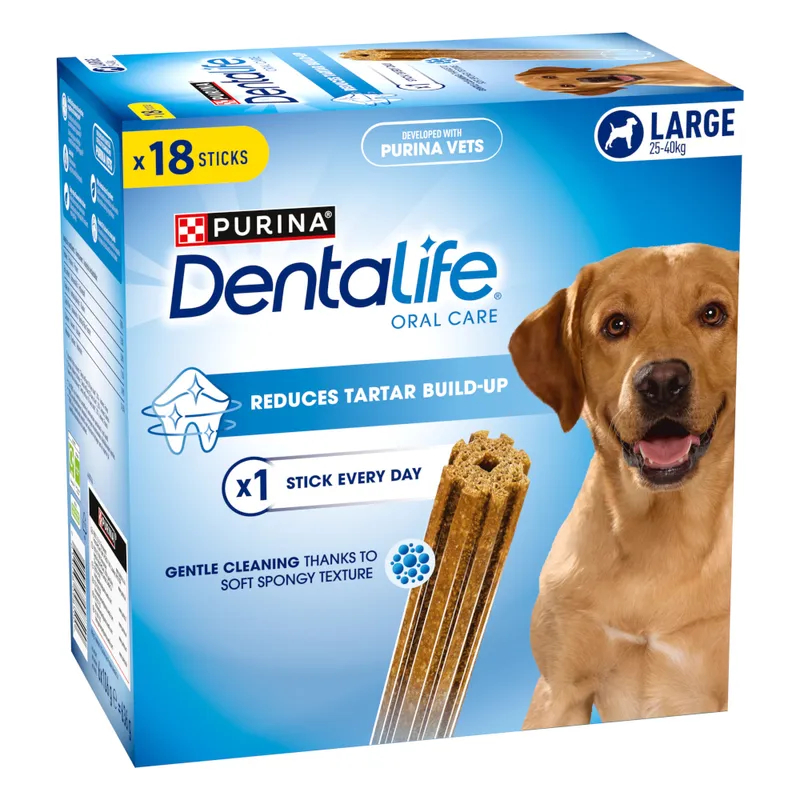 Dentalife Large Tyggepinne 18p