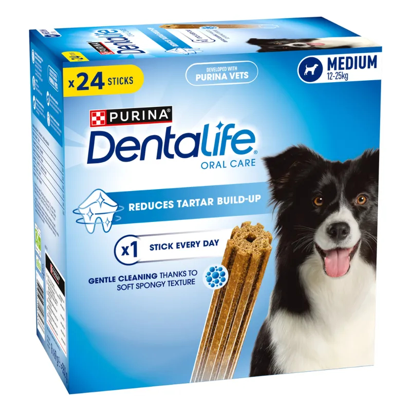Dentalife Medium Tyggepinne 24p