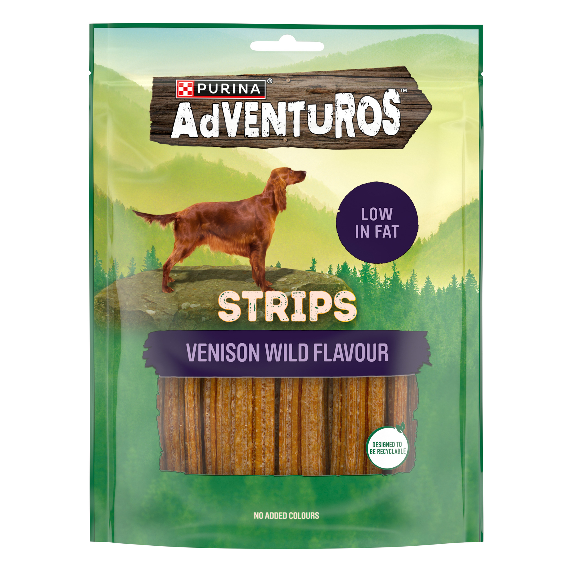 Adventuros Strips Venison koiranherkku 90g