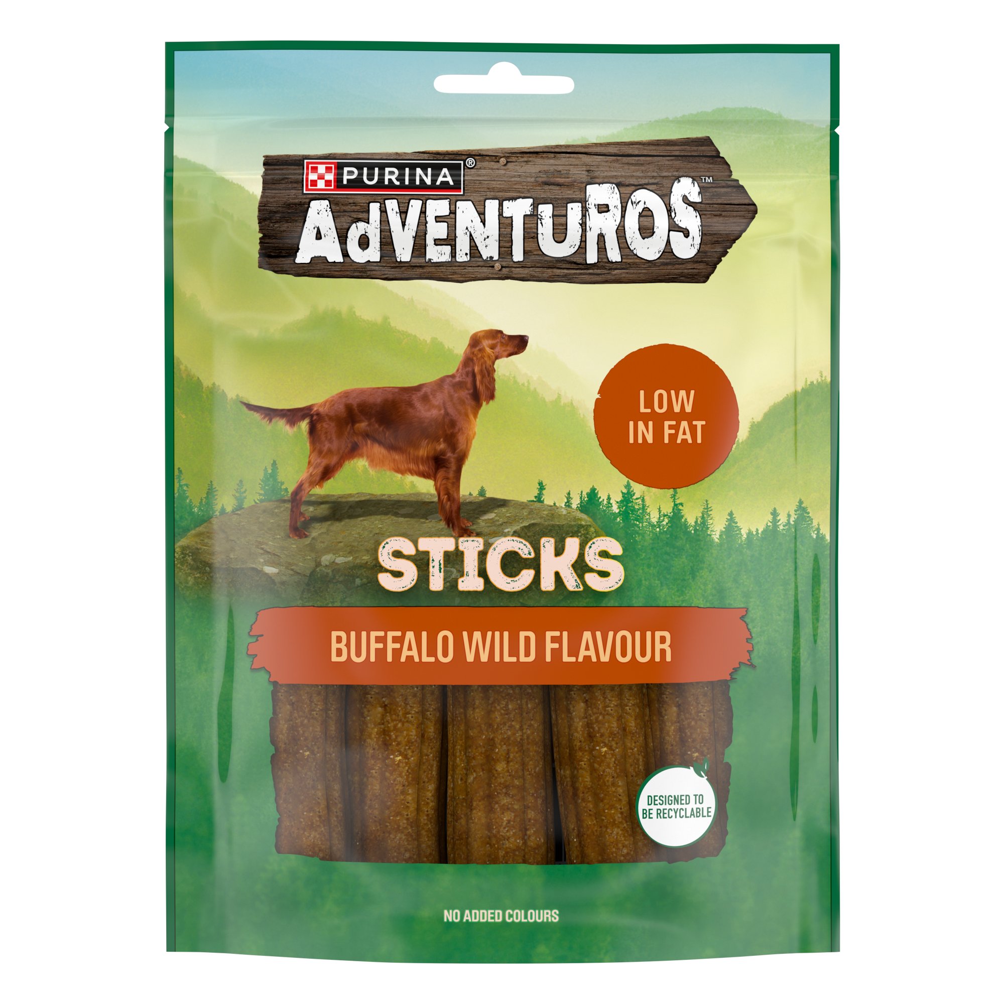 Adventuros Mini Sticks Buffalo koiranherkku 90g