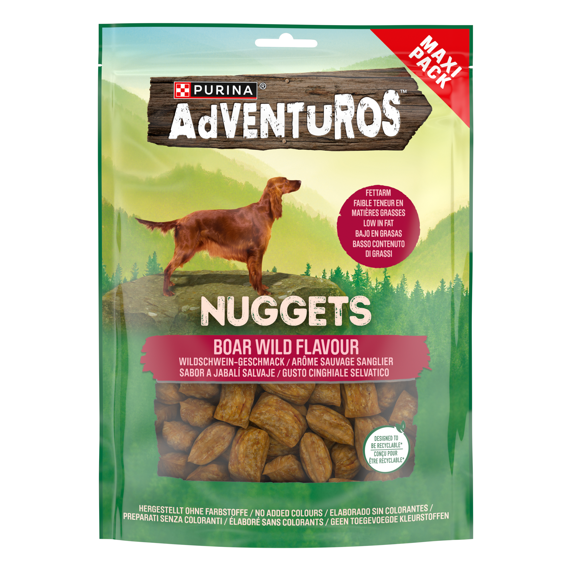 Adventuros Nuggets Wild Boar koiranherkku 300g