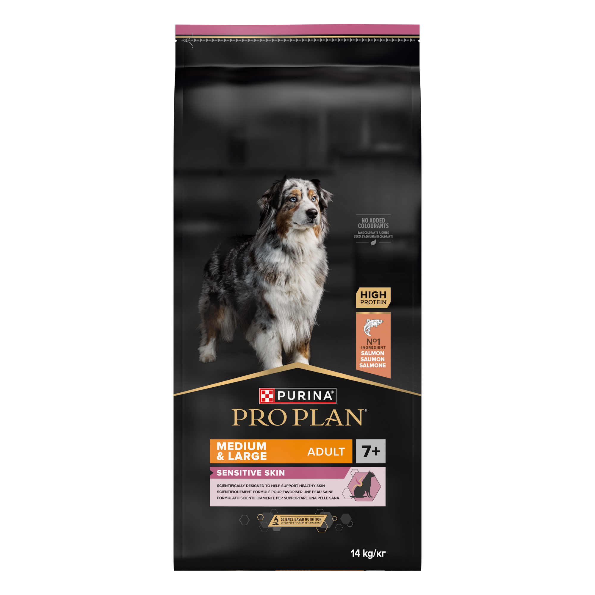 Adult 7+ Medium & Large Sensitive Skin 14kg