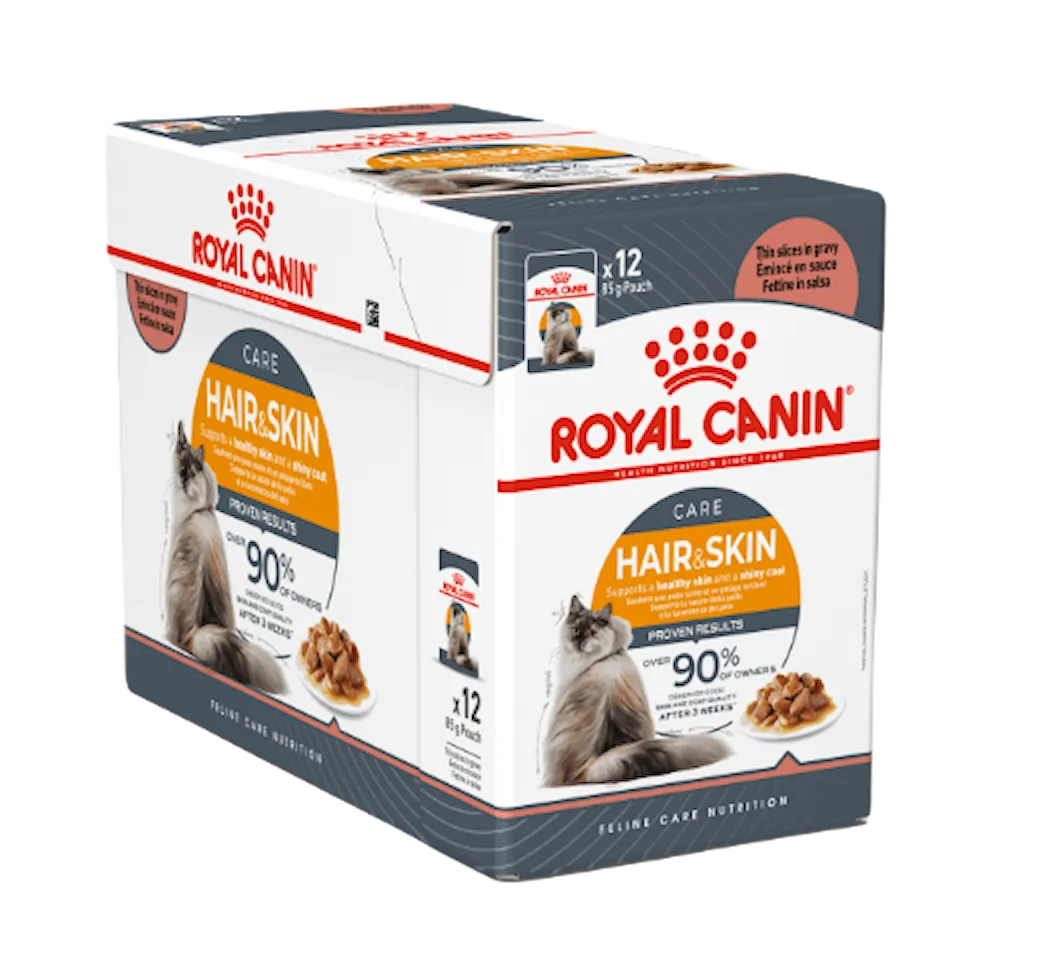 Hair & Skin Care Gravy Våtfoder för katt 12x85g