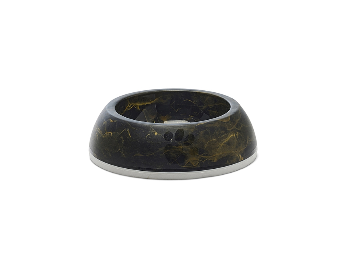 Ruokakuppi Delice Marble/Black Gold