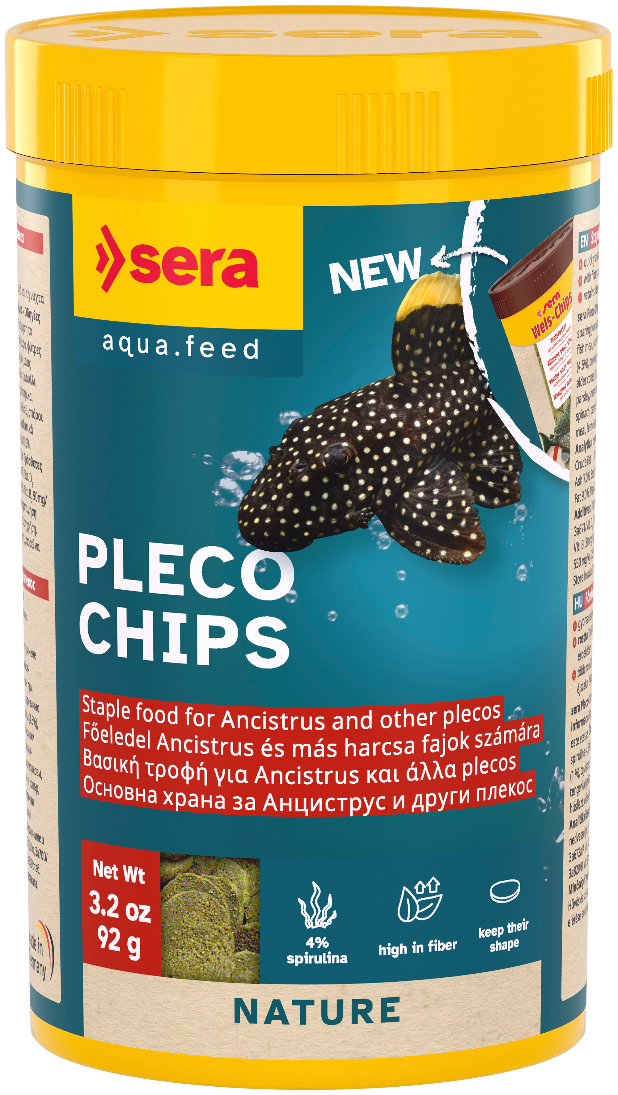Pleco Chips 250ml 92g