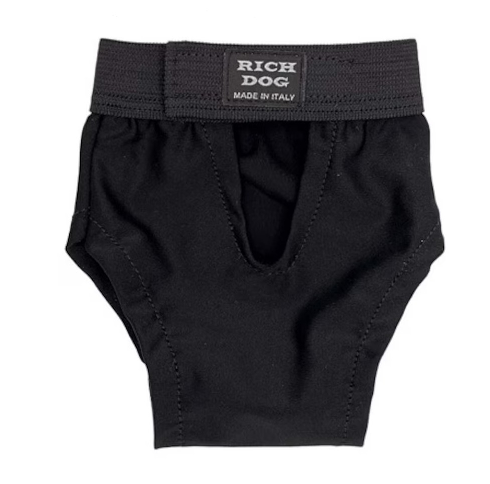 Tikskydd för hund Svart
