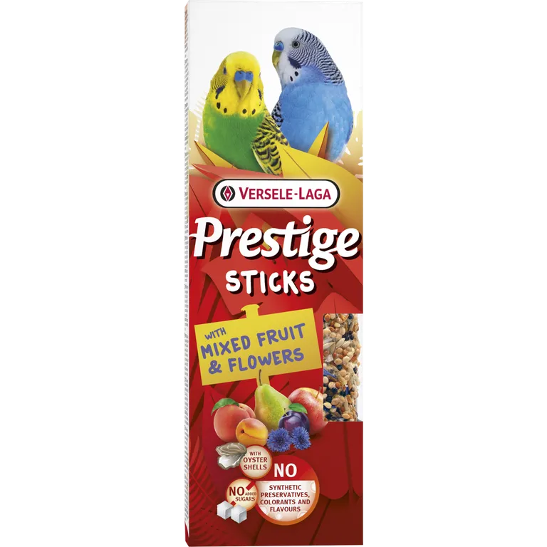 Prestige Sticks Small Parakeets Fruit & Flowers 2p