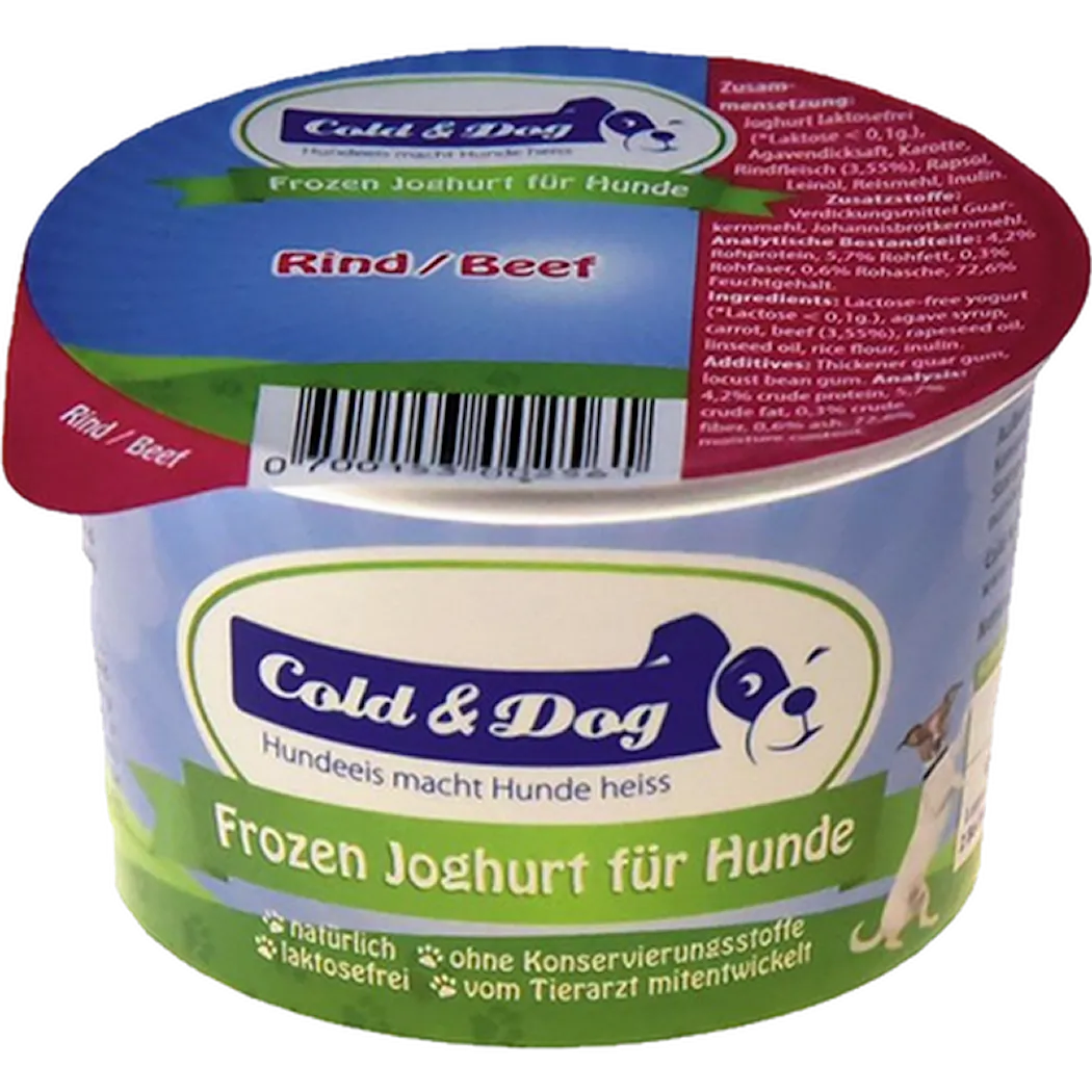 VoH Frozen Yogurt Organic Beef Cups 100ml